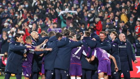 GERMOGLI PH: 20 NOVEMBRE 2021 FIRENZE STADIO ARTEMIO FRANCHI SERIE A FIORENTINA VS MILAN NELLA FOTO ESULTANZA GOL SAPONARA
