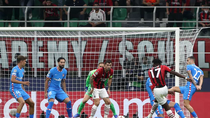 Leao AC Milan Milan-Atlético Madrid Champions League 2021-2022
