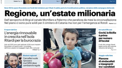 Prima Pagina, Giornale di Sicilia: “Covid, la regione è prima per numero di focolai”