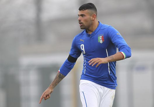 Andrea Petagna, con la maglia della Nazionale Under20 Andrea Petagna, con la maglia della Nazionale Under20