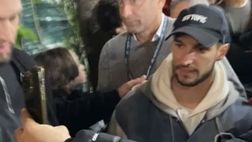 Politano alla Tennis Cup di Napoli: la risposta a un tifoso che gli chiede la maglia