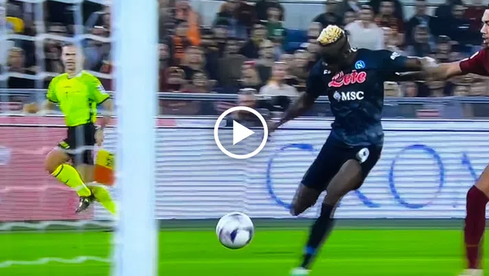 VIDEO Roma-Napoli 0-1, pazzesco gol di Osimhen ammutolisce l’Olimpico - immagine 1