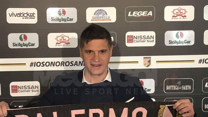 VIDEO, Aladino Valoti si presenta: &#8220;Ringrazio Zamparini per l&#8217;opportunità, possiamo andare in Serie A&#8221; 