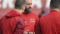 Roma, l’ultimo allenamento prima del Sassuolo – FOTO GALLERY