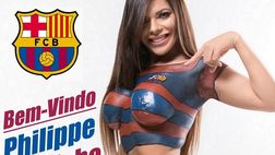 Coutinho è del Barcellona: non poteva mancare il benvenuto sexy di Miss Bum Bum