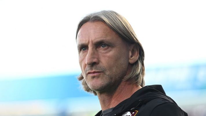 REGGIO NELL'EMILIA, ITALY - OCTOBER 02: Davide Nicola head coach of Salernitana during the Serie A match between US Sassuolo and Salernitana at Mapei Stadium - Citta' del Tricolore on October 02, 2022 in Reggio nell'Emilia, Italy. (Photo by Alessandro Sabattini/Getty Images) Nicola: “Esonero? Sono sempre in discussione. Daniliuc, Ribery e la scelta su Fazio” - immagine 1