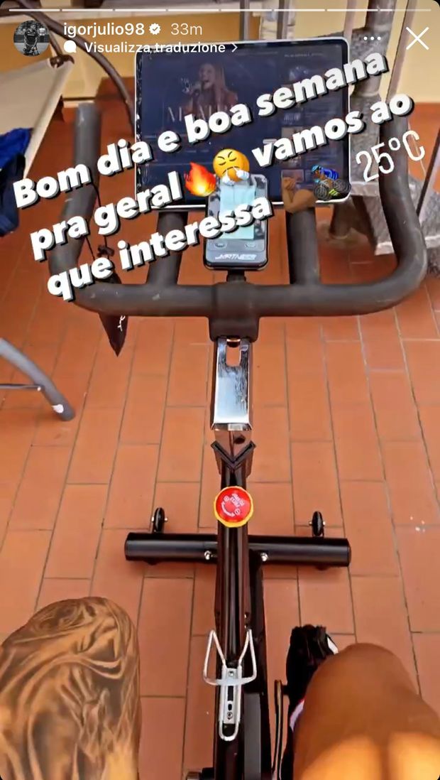 FOTO – Allenamento o riposo non conta. Igor non si ferma mai- immagine 2