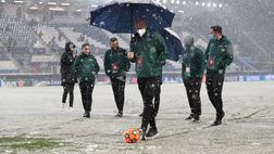 Forte nevicata su Bergamo: Atalanta-Villarreal a rischio
