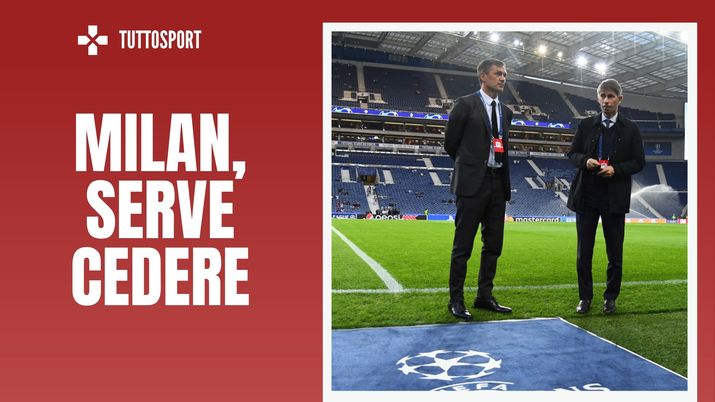 Paolo Maldini e Ricky Massara, dirigenti del Milan (getty images) Paolo Maldini e Ricky Massara, dirigenti del Milan (getty images)