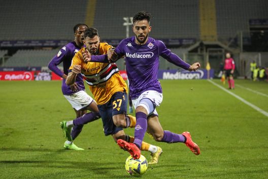 GERMOGLI PH: 12 GENNAIO 2023 FIRENZE STADIO ARTEMIO FRANCHI COPPA ITALIA FIORENTINA VS SAMPDORIA NELLA FOTO GONZALEZ Nico Gonzalez centravanti? Un’ipotesi che non soddisfa Italiano- immagine 2