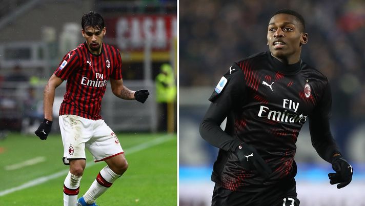 Lucas Paquetà &amp; Rafael Leao, fantasisti del Milan (credits Getty Images)
