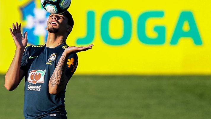 TERESOPOLIS, BRAZIL - MAY 29: Lucas Paqueta controls the ball during a training session of the Brazilian national football team at the squad's Granja Comary training complex on May 29, 2019 in Teresopolis, Brazil. (Photo by Buda Mendes/Getty Images) TERESOPOLIS, BRAZIL - MAY 29: Lucas Paqueta controls the ball during a training session of the Brazilian national football team at the squad's Granja Comary training complex on May 29, 2019 in Teresopolis, Brazil. (Photo by Buda Mendes/Getty Images)