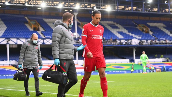 Virgil van Dijk al momento dell'infortunio (Photo by Laurence Griffiths/Getty Images) Virgil van Dijk al momento dell'infortunio (Photo by Laurence Griffiths/Getty Images)