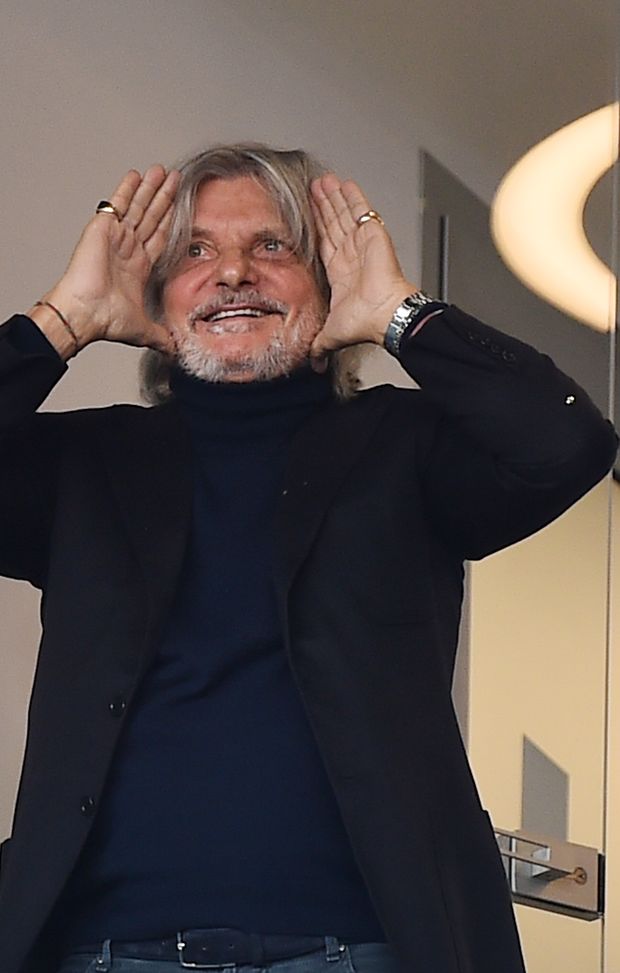 Massimo Ferrero (Photo by Paolo Rattini/Getty Images) Massimo Ferrero (Photo by Paolo Rattini/Getty Images)