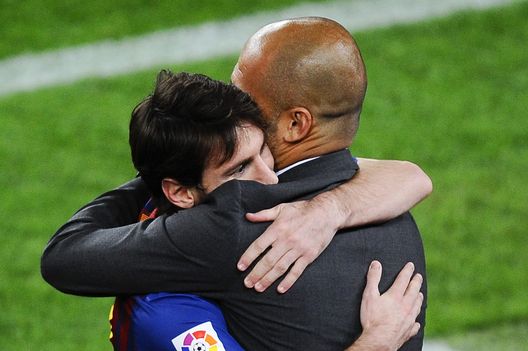 Messi Guardiola (getty images) Messi Guardiola