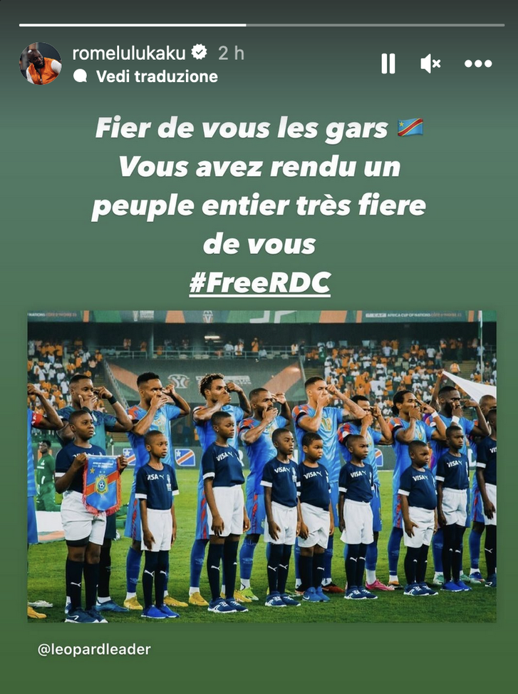 Lukaku applaude i giocatori del Congo: “Avete reso fiero un intero popolo” – FOTO- immagine 2