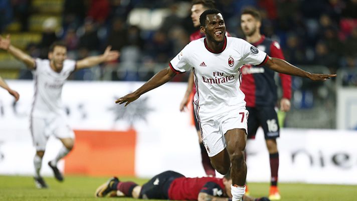L'esultanza di Franck Kessié dopo un gol (acmilan.com) 