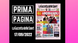 Prima pagina Gazzetta dello Sport: “Gli Arcidiavoli”