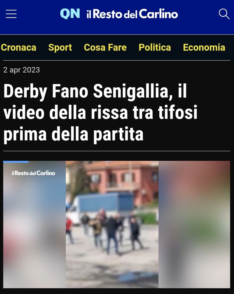 Scontri al derby di Fano, la Questura presenta il conto: 8 Daspo- immagine 2