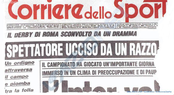Il Corriere dello Sport su Paparelli Il Corriere dello Sport su Paparelli