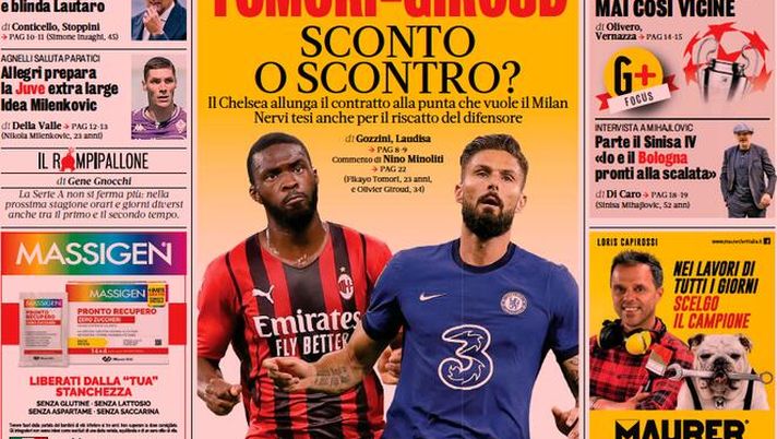 Prima Pagina, La Gazzetta dello Sport: “Bell’Italia! L’Inter scopre Inzaghi” 