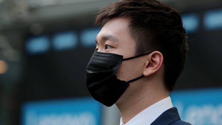MILAN, ITALY - MAY 23: Steven Zhang attends the Serie A match between FC Internazionale Milano and Udinese Calcio at Stadio Giuseppe Meazza on May 23, 2021 in Milan, Italy. Sporting stadiums around Italy remain under strict restrictions due to the Coronavirus Pandemic as Government social distancing laws prohibit fans inside venues resulting in games being played behind closed doors (Photo by Emilio Andreoli - Inter/Inter via Getty Images) MILAN, ITALY - MAY 23: Steven Zhang attends the Serie A match between FC Internazionale Milano and Udinese Calcio at Stadio Giuseppe Meazza on May 23, 2021 in Milan, Italy. Sporting stadiums around Italy remain under strict restrictions due to the Coronavirus Pandemic as Government social distancing laws prohibit fans inside venues resulting in games being played behind closed doors (Photo by Emilio Andreoli - Inter/Inter via Getty Images)