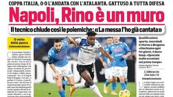 Prima Pagina, Corriere dello Sport: “Napoli, Rino è un muro. Ronaldo a quota 100. La Roma non arretra”