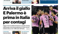Prima Pagina, Giornale di Sicilia: “Arriva il giallo, Palermo prima per contagi”