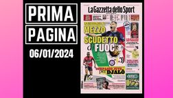 Prima pagina Gazzetta dello Sport: “Mezzo Scudetto di fuoco”