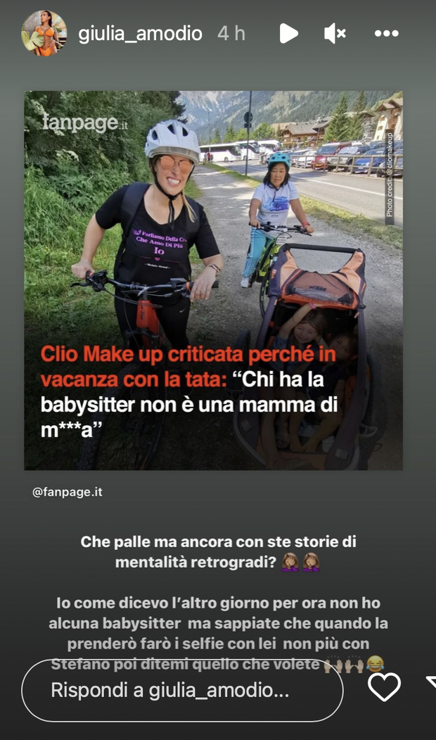 Giulia Amodio: “Babysitter? Ancora non ce l’ho, ma sappiate che quando l’avrò…”- immagine 2