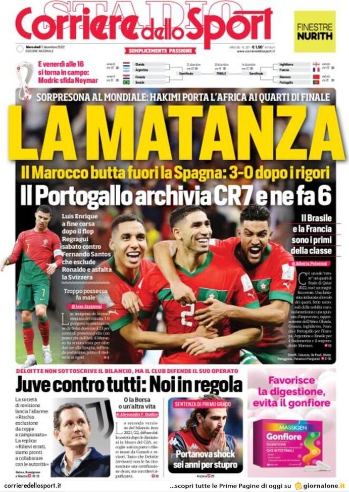 EDICOLA CDS – Juventus contro tutti: “Noi in regola”. Deloitte lancia l’allarme - immagine 1