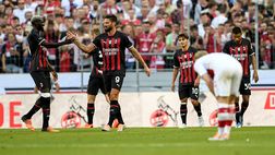 Giroud doppietta e il Milan è già vincente: 2-1 al Colonia