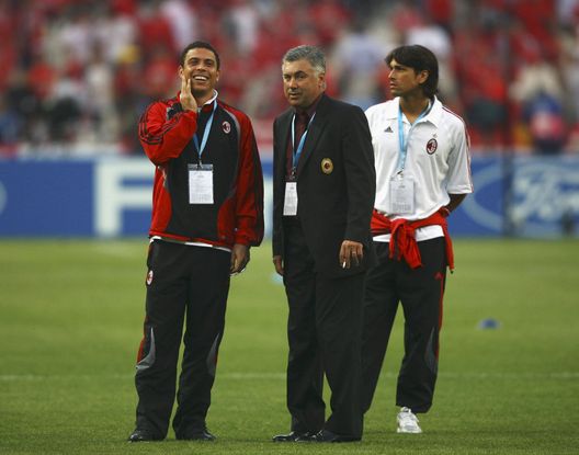 Ronaldo Ancelotti Milan (getty images) Ronaldo Ancelotti Milan