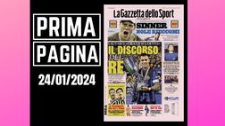 Prima pagina Gazzetta dello Sport: Inter, Lautaro vuole lo Scudetto