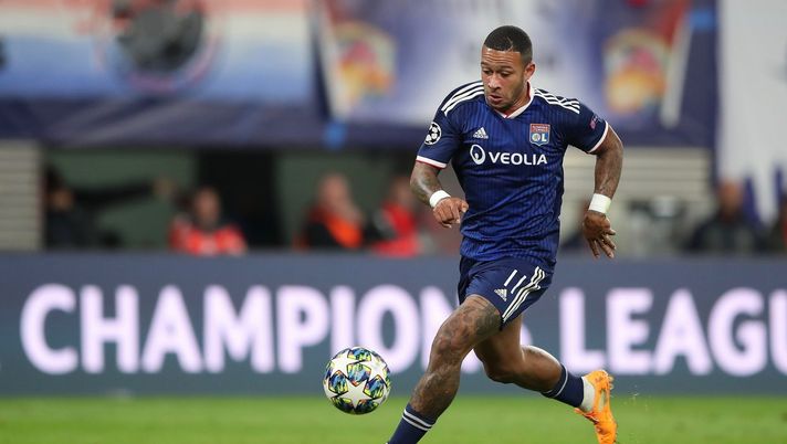 Memphis Depay, attaccante dell'Olympique Lione (credits: GETTY Images)