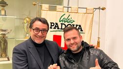 Padova, chiarimento e stretta di mano tra Mirabelli e il tifoso Andrea