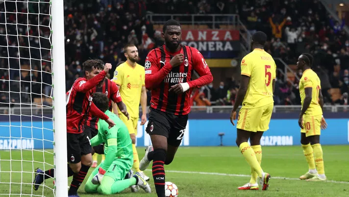 Fikayo Tomori AC Milan Milan-Liverpool Champions League 2021-2022