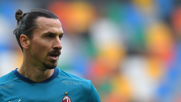 Zlatan Ibrahimovic (attaccante AC Milan) durante Udinese-Milan 1-2 (Serie A 2020-2021) | AC Milan News (Getty Images) 