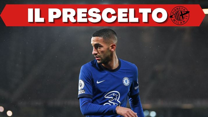 Hakim Ziyech (centrocampista Chelsea), obiettivo di calciomercato del Milan | AC Milan News (Getty Images) 