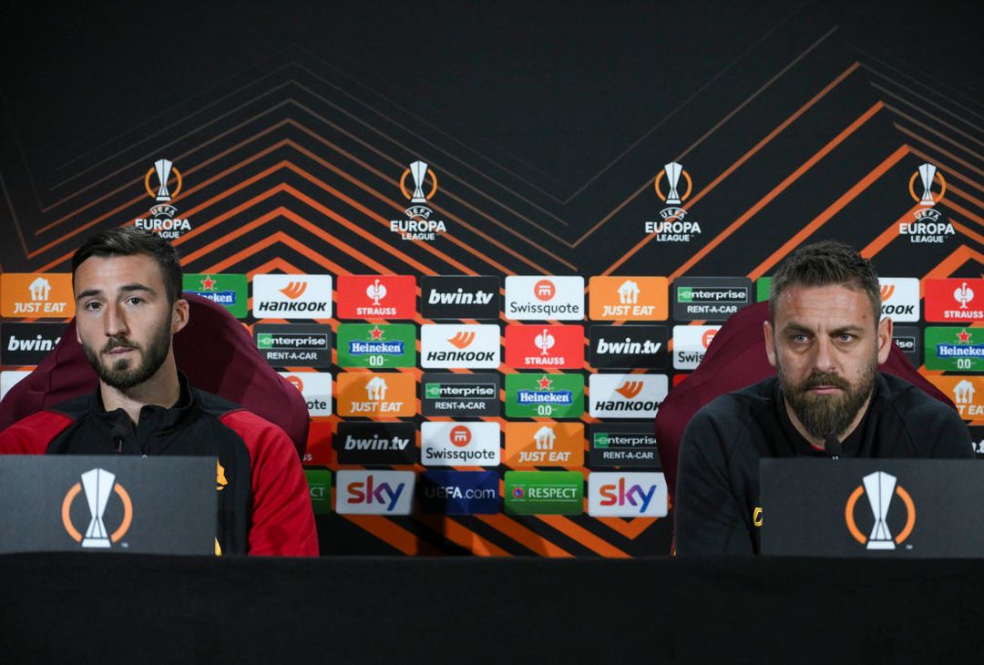 Roma-Feyenoord, la conferenza stampa di De Rossi e Cristante – FOTO GALLERY- immagine 1