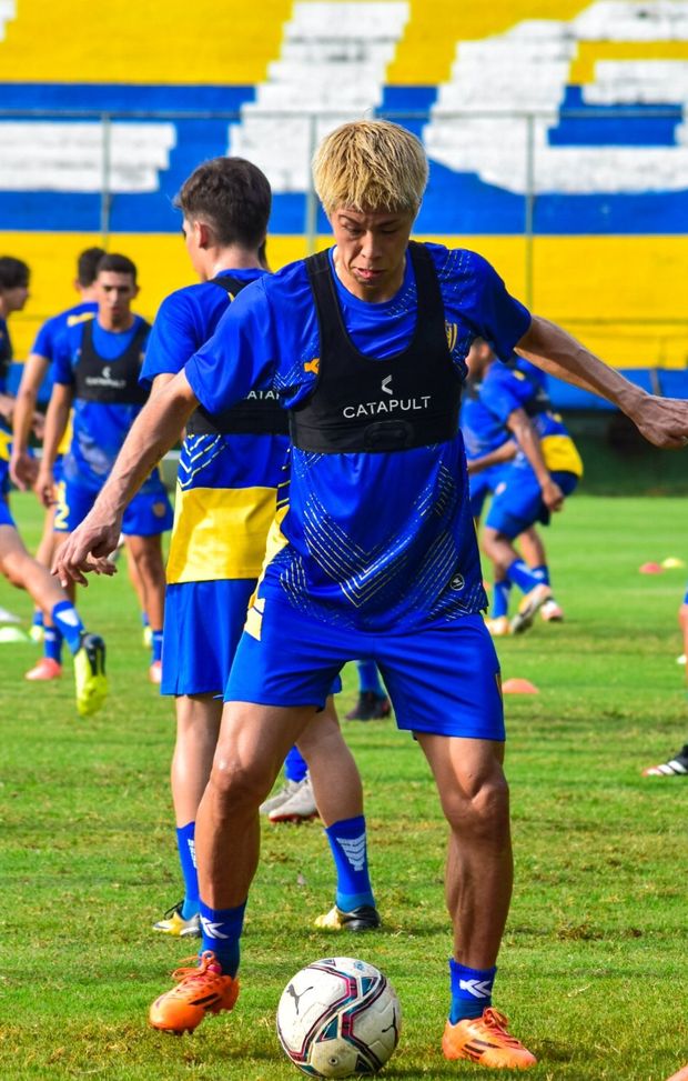 Il primo allenamento di Morimoto nel nuovo club 