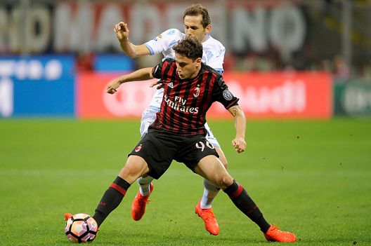  Davide Calabria in un contrasto (GETTY Images) 
