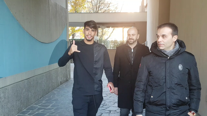 Lucas Paquetà prima della visita medica per l'idoneità sportiva Lucas Paquetà prima della visita medica per l'idoneità sportiva