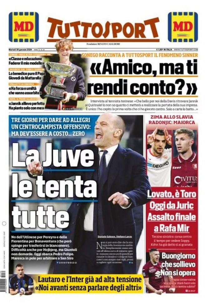 EDICOLA TS – Lautaro e l’Inter già ad alta tensione: “Noi avanti senza parlare degli arbitri” - immagine 1