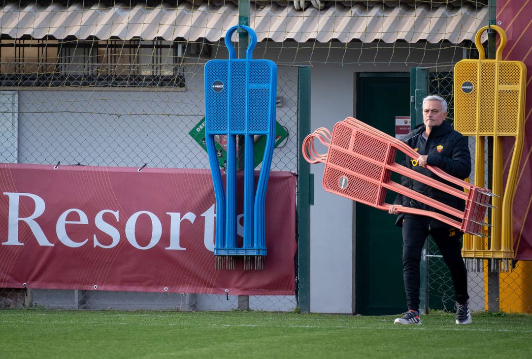 Roma, la rifinitura a Trigoria in vista della Real Sociedad – FOTO GALLERY - immagine 11