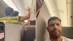 Mondiali, Aguero parte per il Qatar: ma in aereo è circondato da tifosi brasiliani