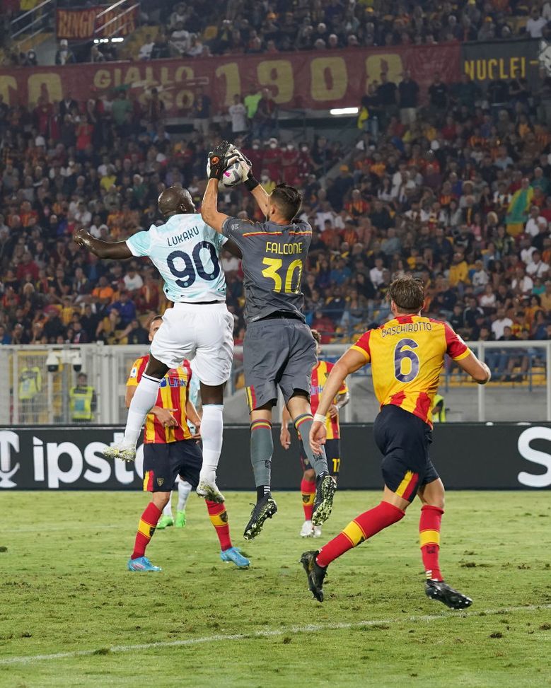 (Photo by Gabriele Maricchiolo/NurPhoto via Getty Images) LUKAKU-GOL A LECCE