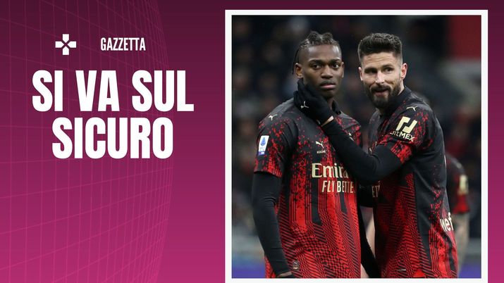 Leao Giroud AC Milan Milan-Napoli Champions League 2022-2023