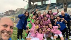 VIDEO Palermo femminile, successo a Terni e primo posto: la festa delle rosanero dopo il 4-3