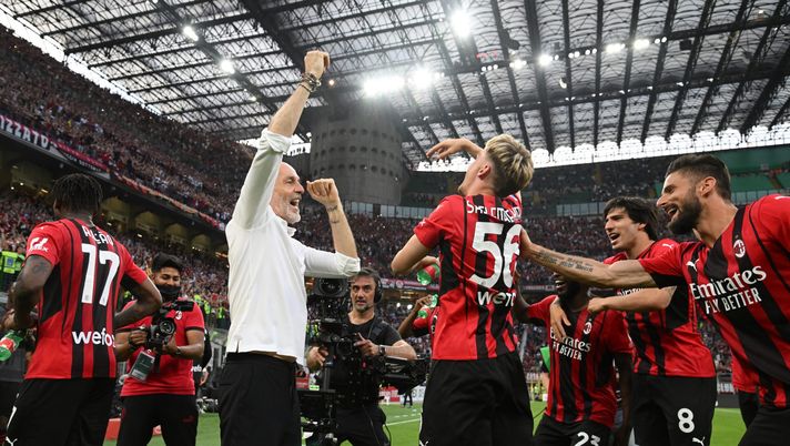 Milan, Pioli: 'Coro Pioli is on fire? E' una cosa che lega noi e i tifosi' | News (getty images) Milan, Pioli: 'Coro Pioli is on fire? E' una cosa che lega noi e i tifosi' | News (getty images)